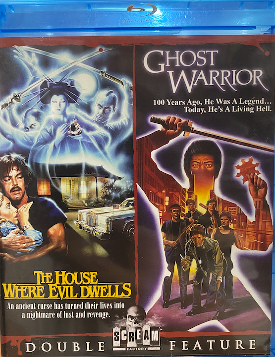 THE HOUSE WHERE EVIL DWELLS/GHOST WARRIOR (DOUBLE FEATURE BLU-RAY